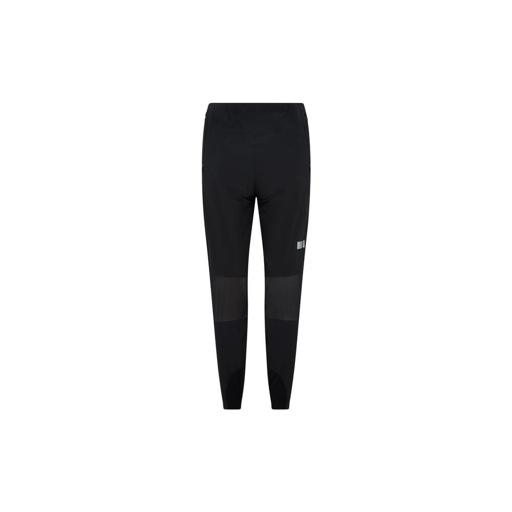 Madison Flux women's DWR trail trousers with lightweight, stretch fabric and water-repellent MTB pants, shown in dark color.