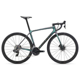 Giant TCR Advanced Pro Disc 1 AXS road bike with 700c wheels and SRAM Rival eTap AXS groupset, sleek and aerodynamic design.