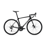 Giant TCR Advanced Disc 2 road bike with Shimano 105 R7100 groupset and disc brakes, shown from a side angle.
