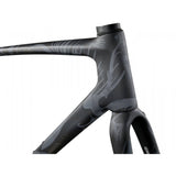 Giant TCR Advanced SL Disc-FF B road frameset with disc brake compatibility, shown in a sleek black and red design for 2024.