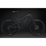 Giant Stance mountain bike with 125mm rear flexPoint suspension and 140mm fork, black frame, ready for trail riding
