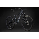 Giant Stance mountain bike with 125mm rear FlexPoint suspension and 140mm front fork, ready for trail riding.