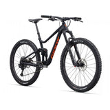 Giant Stance 29 1 full suspension mountain bike with FlexPoint suspension system, featuring rugged tires and sleek frame design.
