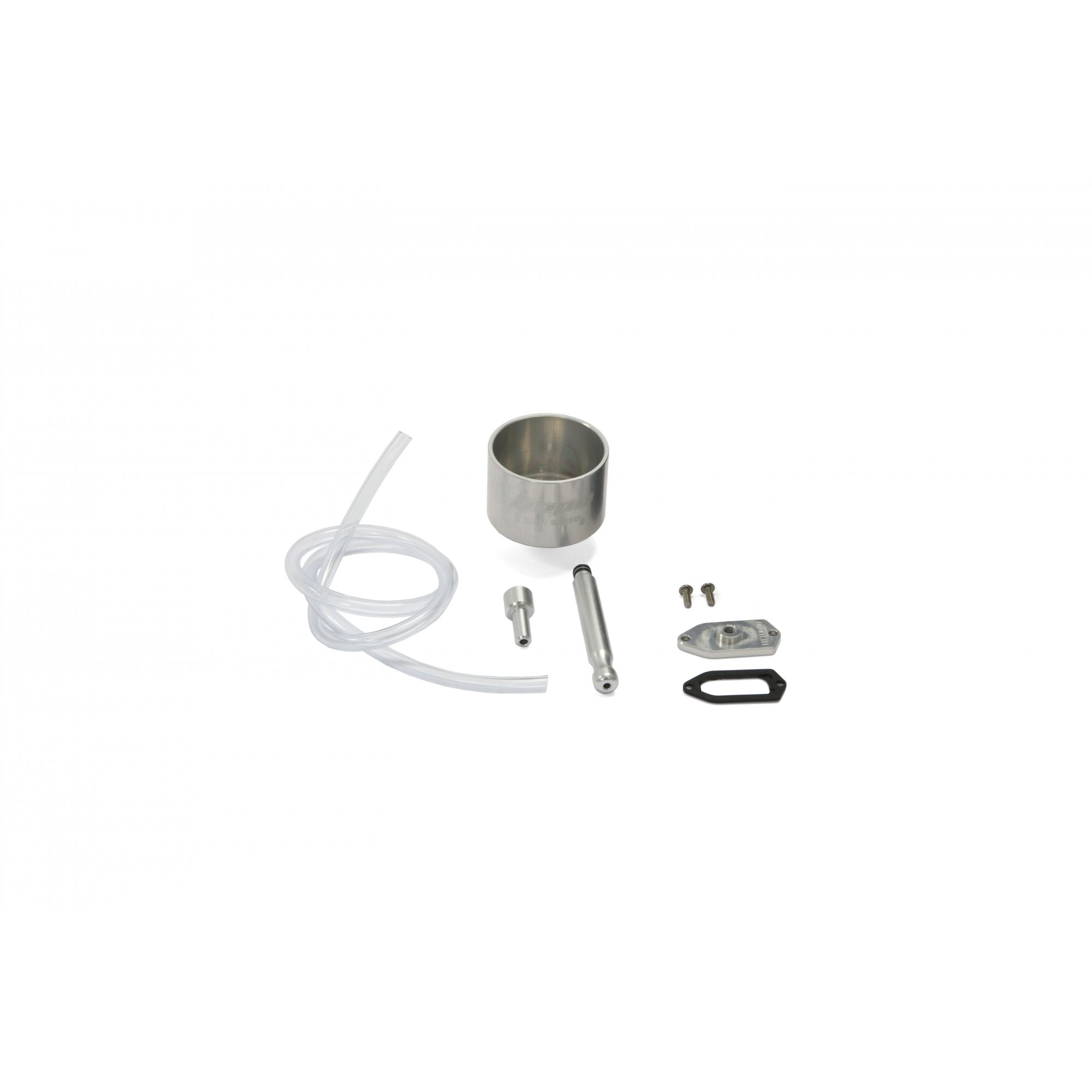 Hope Easy Brake Bleed Kit for Race/EVO in workshop setting, showing oil-free brake bleeding tool and components.