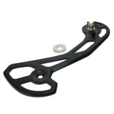 Shimano RD-RX810 GS outer plate assembly for rear derailleur replacement, showing the component's detailed metal construction.