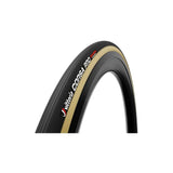 Vittoria Corsa Pro G2.0 tubular road racing tyre with graphene and silica compound, shown mounted on a bicycle wheel.