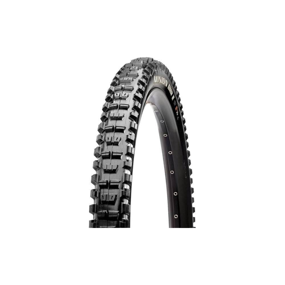 Maxxis Minion DHR II 29x2.40 WT tubeless folding mountain bike tire with MaxxGrip and EXO+ protection, showing tread pattern.