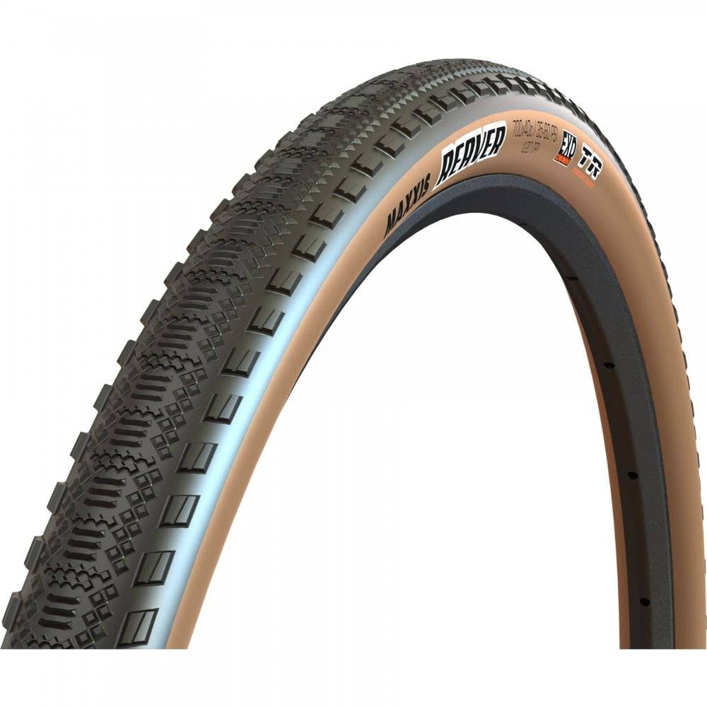 Maxxis Reaver EXO TR off-road racing tubeless ready tyre with puncture protection, designed for mountain biking components.