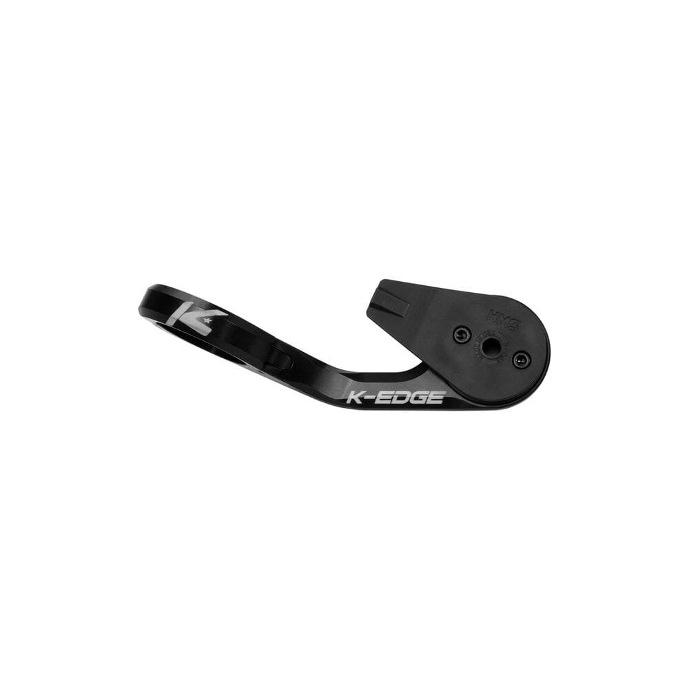 K-Edge Hammerhead Karoo 2 XL Combo Mount in black anodized for cycling computers and GoPro cameras on bike handlebars.