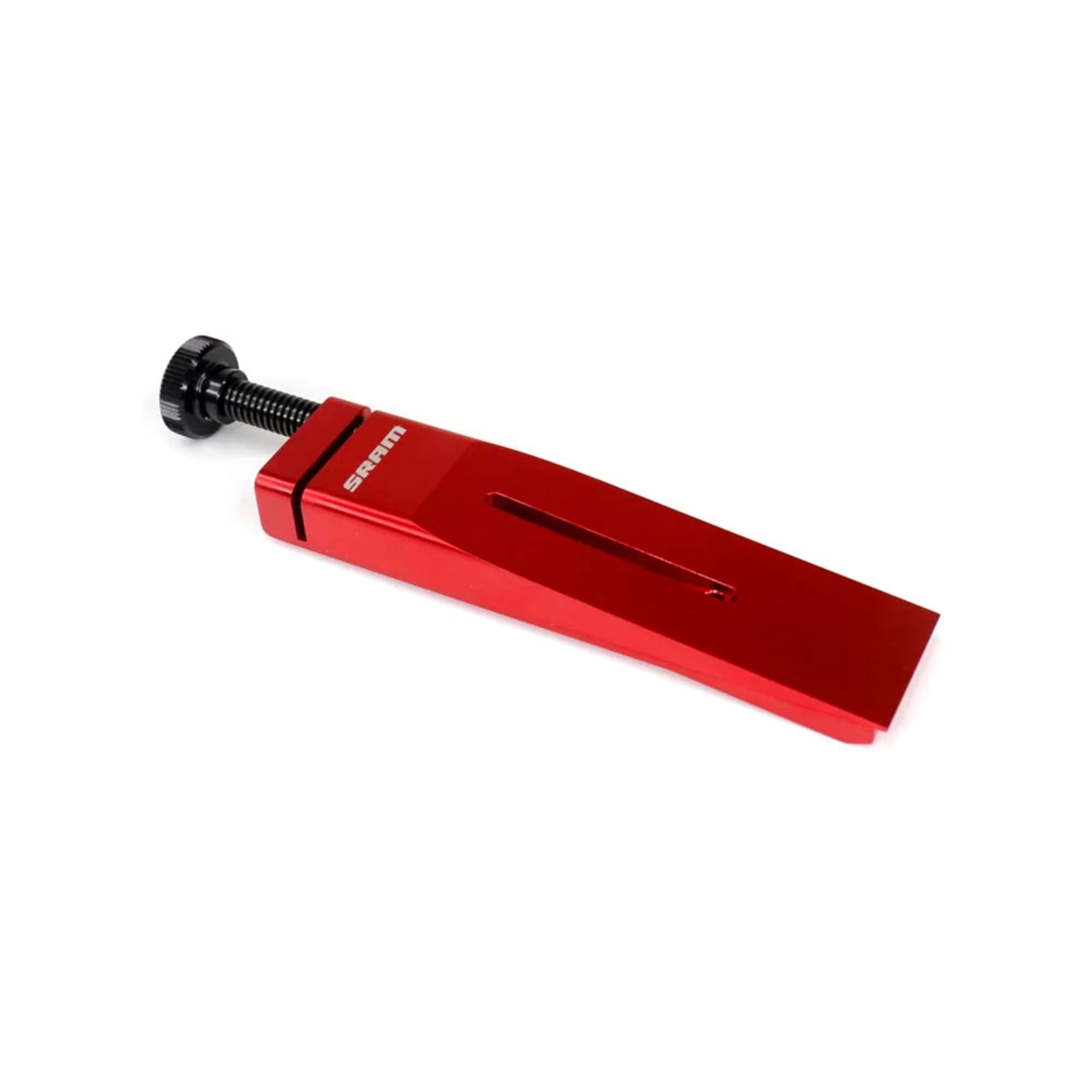 SRAM Ultimate piston press tool for small, medium, large calipers, aiding piston retraction for brake pad replacement and bleeding.