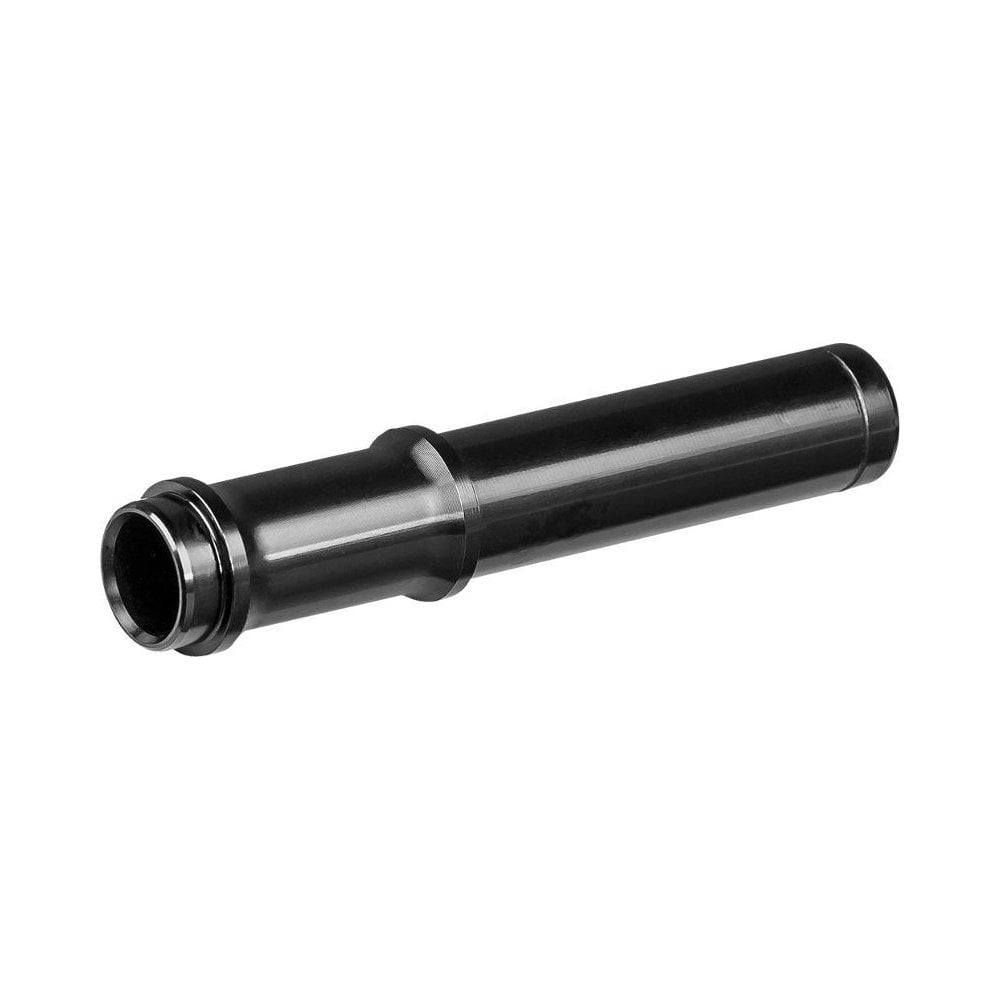 Bontrager Aeolus Paradigm Elite DT240 rear axle with 130mm old hub spacing in grey for bicycle wheel components.