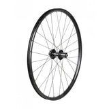 Bontrager Kovee TLR 27.5-inch rear MTB wheel with 28-hole 6-bolt disc, Shimano HG 8/9/10-speed, black and anthracite finish.