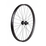 Bontrager Line 40 27.5-inch Boost MTB rear wheel with Shimano HG 8/9/10-speed cassette, mountain bike component.