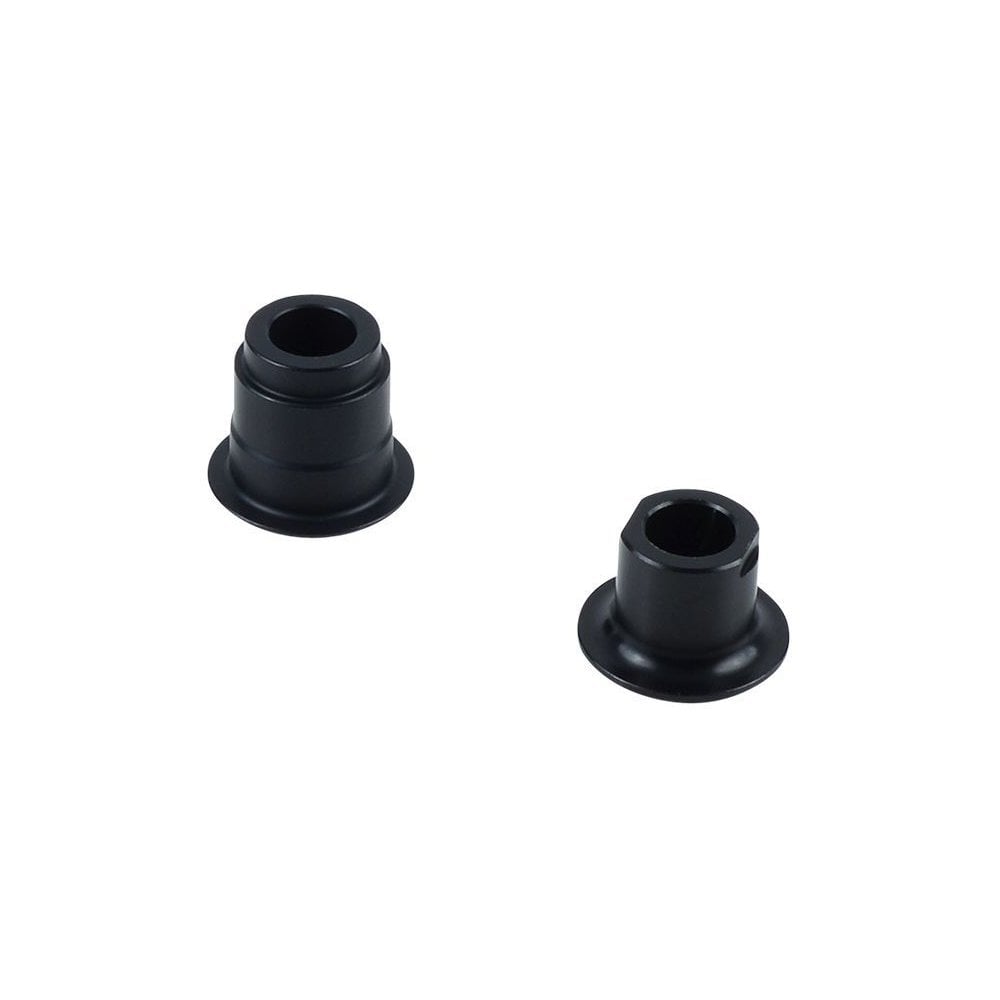 Bontrager Comp end cap in black for 142/148mm hubs, compatible with Race, Rhythm, and Affinity Comp bike hubs.