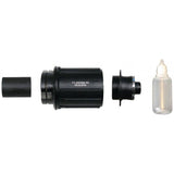 Bontrager Race Lite/X Lite/Aeolus v2 9-speed freehub body compatible with 130/135mm OLD hubs, component for bike wheels.