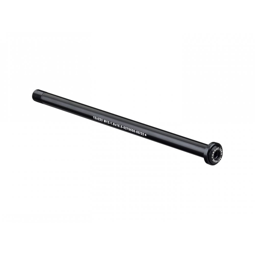 Bontrager rear 194mm thru-axle switch lever with 6mm hex compatibility in black, bike component part for secure wheel attachment.