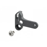 Trek Electra curved plastic fender washer for rail and Powerfly e-bike components, shown in close-up view.
