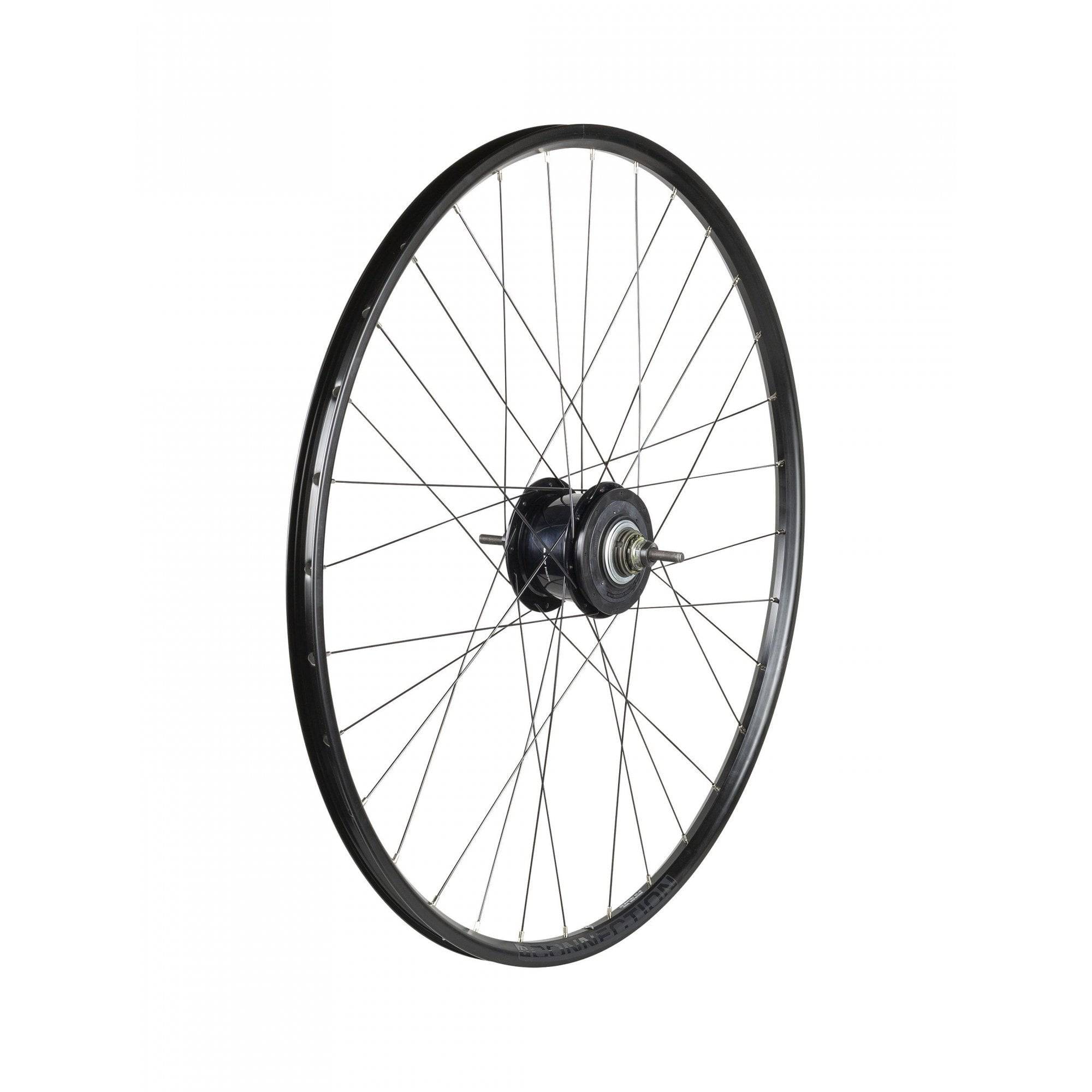 Bontrager Connection Alfine 700c rear wheel with 32H black 8-speed IG hub, bicycle component for bike maintenance
