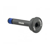 Trek 2024 Supercaliber IsoStrut damper body mount bolt in black, M8 x 51.5mm, bike component part on white background.