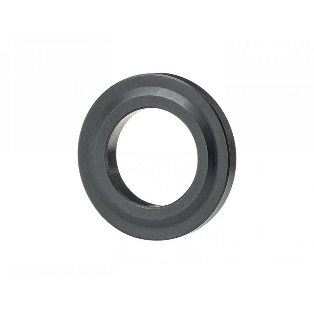 Black Trek 2024 Supercaliber main pivot frame spacer, 4mm x 15mm, for bike components, designed for mountain bike maintenance.