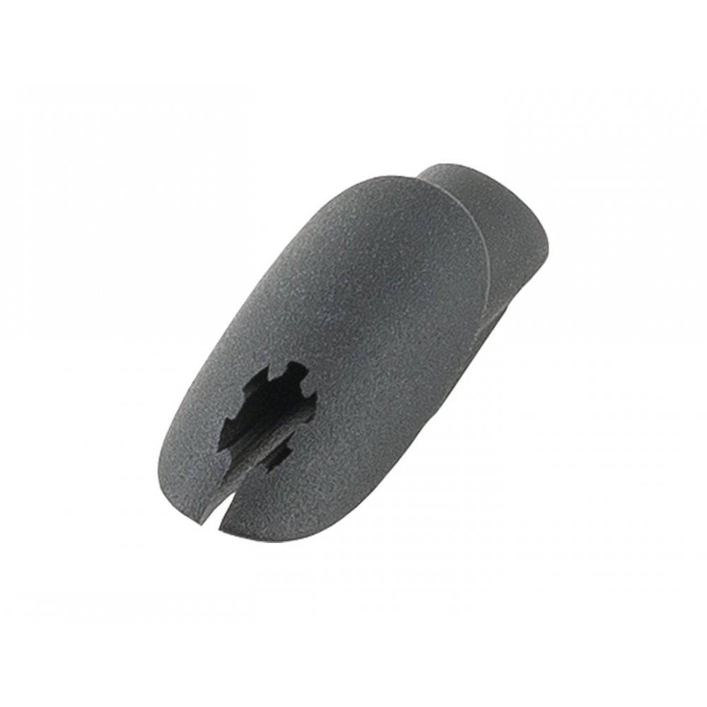 Black Trek chainstay exit grommet for Emonda ALR Di2 cable management, component used to protect and route cables smoothly.
