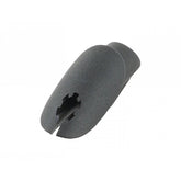 Black Trek chainstay exit grommet for Emonda ALR Di2 cable management, component used to protect and route cables smoothly.