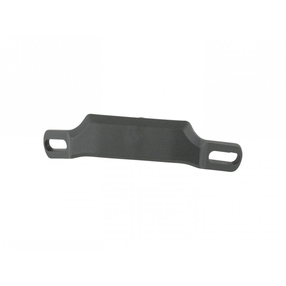 Trek Domane AL rear fender bridge in black, secure bike fender mount for Trek road bikes, front view showing mounting points.