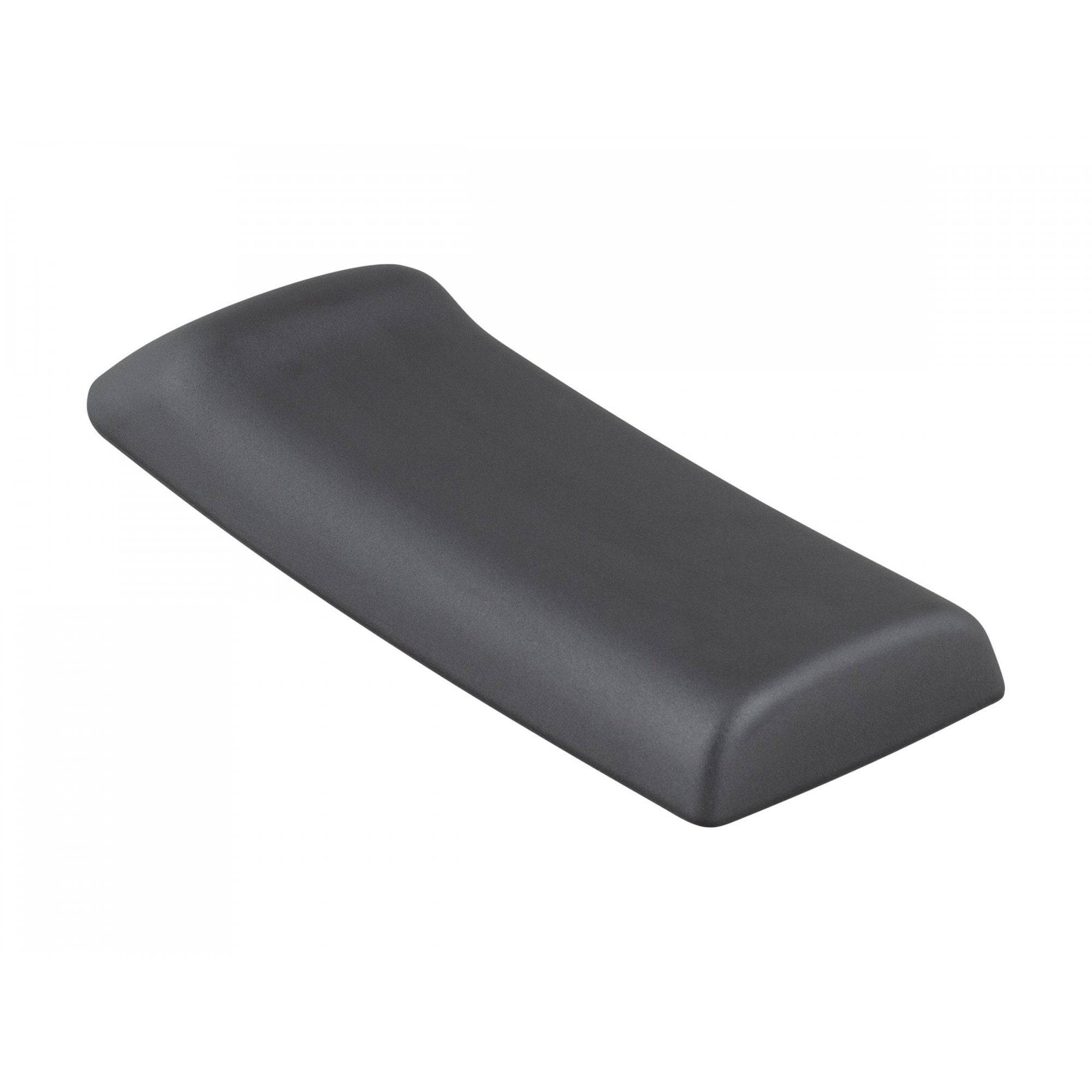 Trek Fetch+ 2 Kids Bike Seat in black, durable and comfortable, showing the seat's 283mm x 120mm size and design.