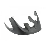Black Trek Solstice youth bike helmet visor with adjustable straps, providing sun protection for young riders.