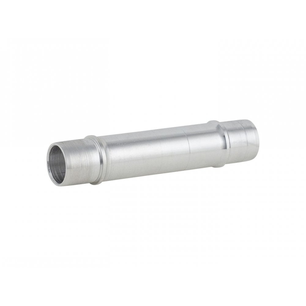 Bontrager DC-71 front hub axle in grey, durable bike wheel replacement component, designed for reliable cycling performance.