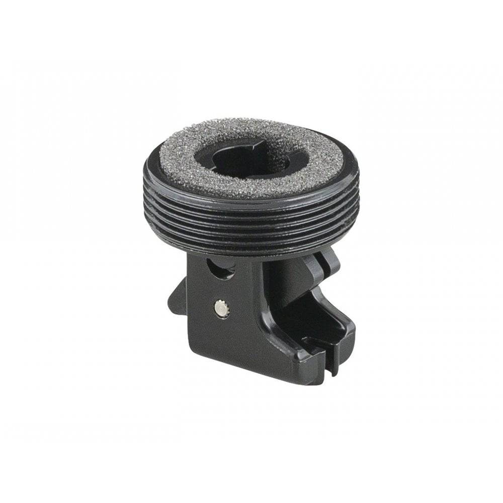 Bontrager Line Dropper 31.6mm actuator assembly with finishing kit in black, showing the components and detailed parts.