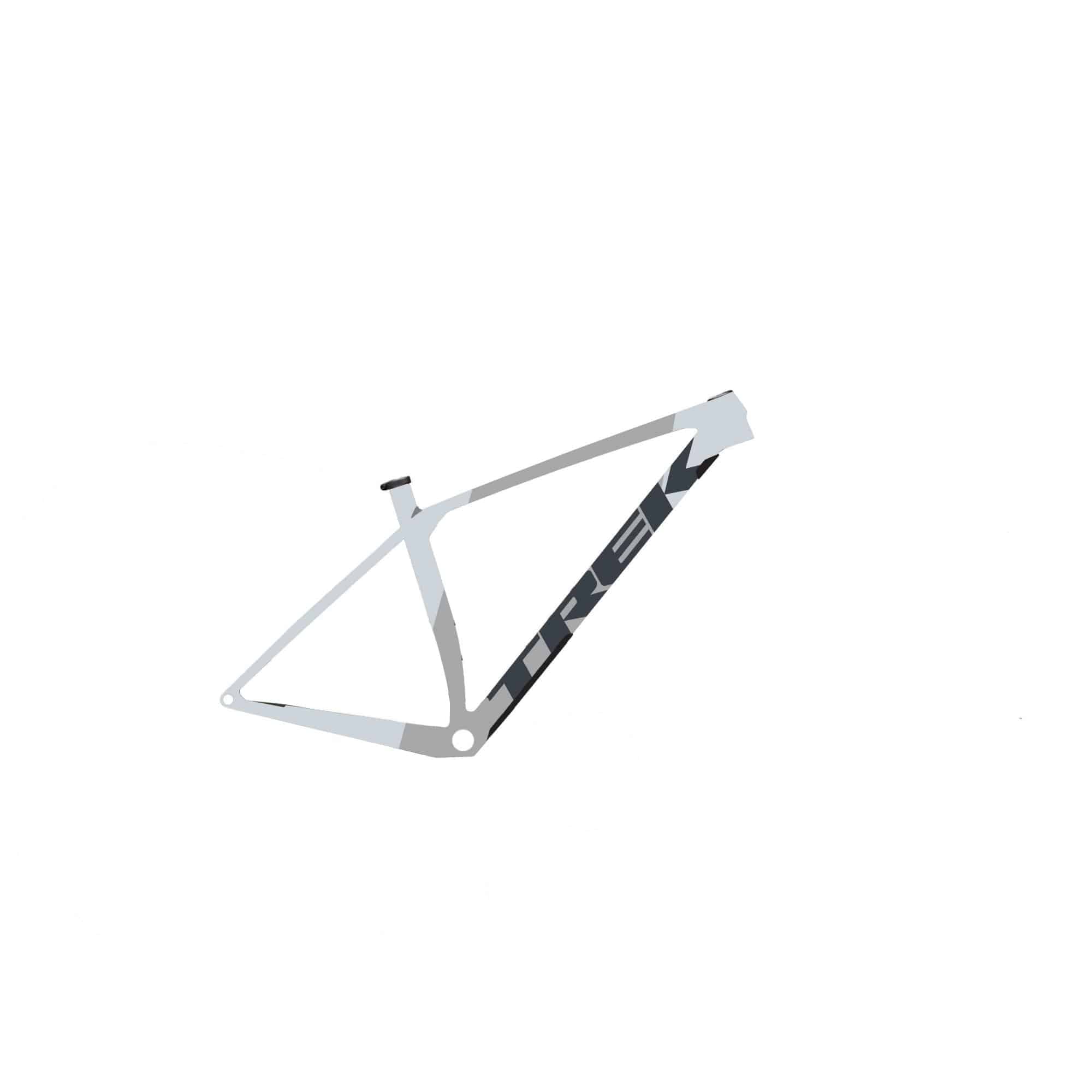 Trek Procaliber Al MTB frame set for cross-country biking with 120mm fork, lightweight aluminum mountain bike components.