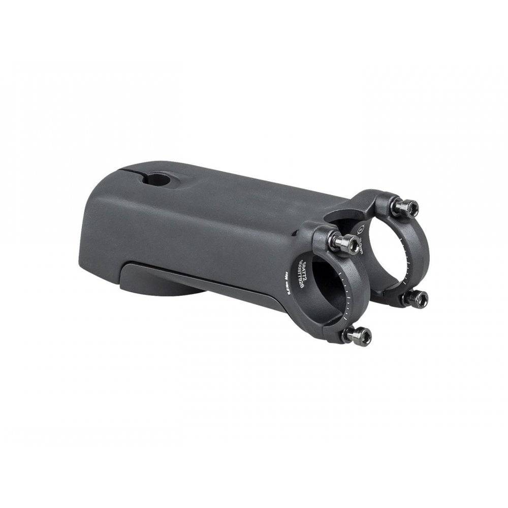 Bontrager Allant 9.9 Diamant Zouma Supreme bike stem with 31.8mm clamp and 7° rise in black, designed for bicycle handlebars.
