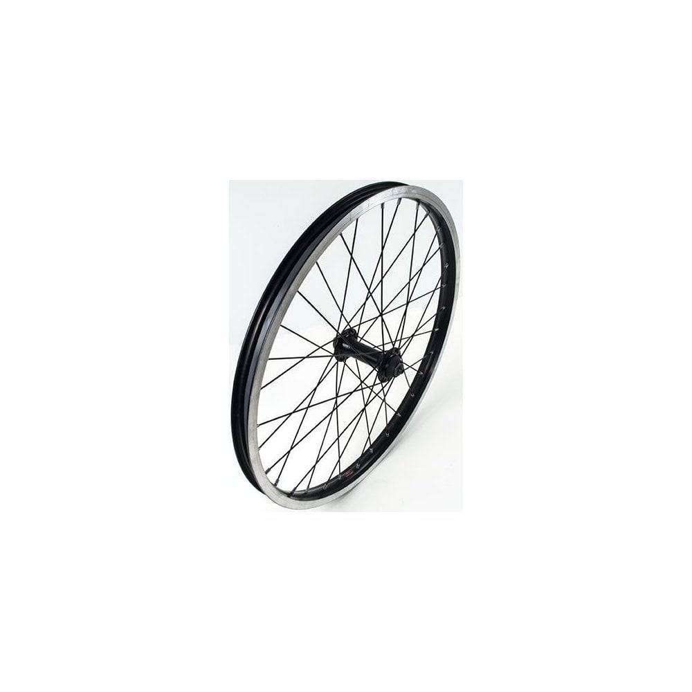 Bontrager Kids' 20-inch quick release wheels for mountain bike components, featuring durable rims and quick-release hubs.