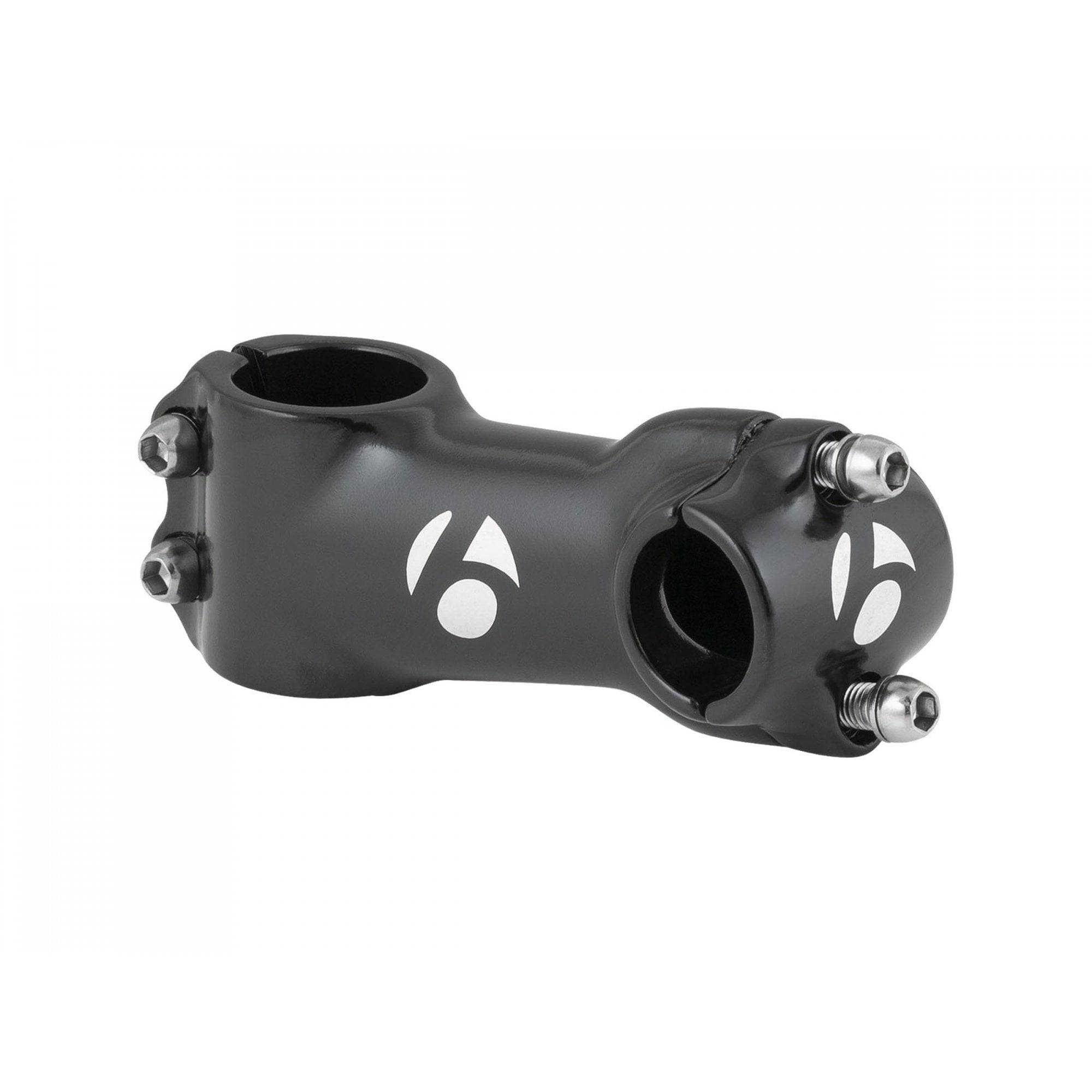 Bontrager Approved 10 Degree 110mm bike stem for road and mountain bikes, showing the component's sleek design and branding.