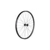 Bontrager Line 30 MTB wheel with 27.5-inch tubeless-compatible rim, 28 spokes, and 110mm hub for mountain biking.