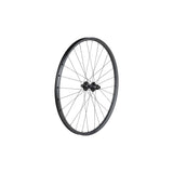 Bontrager Wheel Line 30 29-inch MTB wheel with 28 spokes, tubeless compatibility, disc brake, and durable component design.