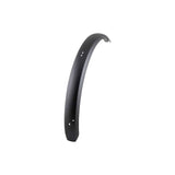 Bontrager Marlin rear fender for 29-inch Marlin+ bikes, durable mudguard accessory attached to bike wheel.