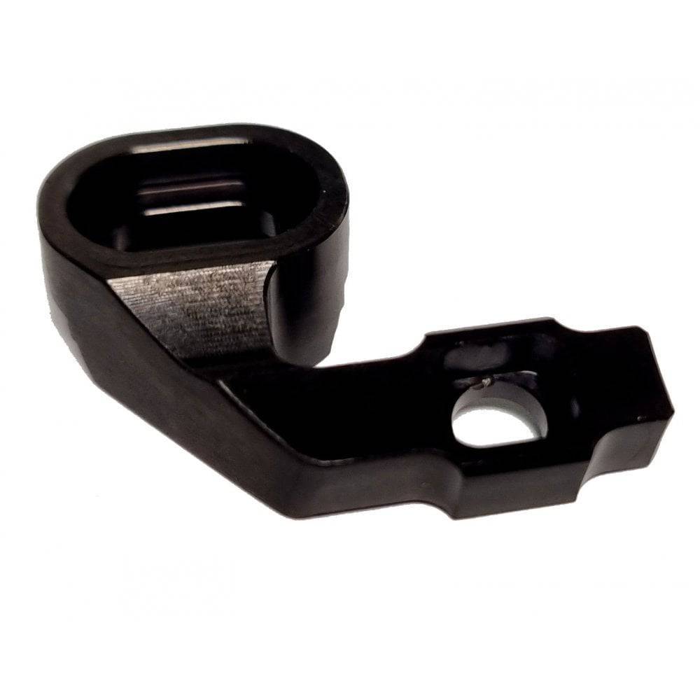 Hope Tech 4 Shimano I-Spec EV mount brakes for shifters, CNC aluminum components with detailed mounting hardware.