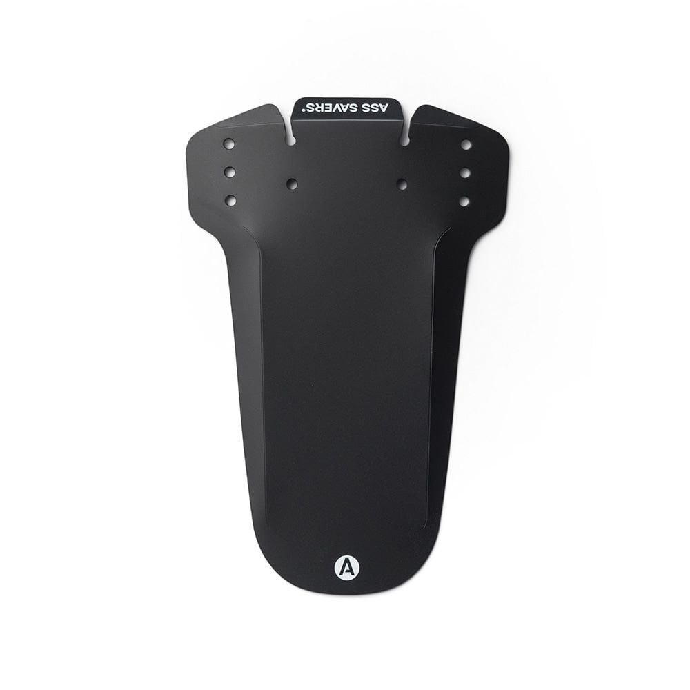 Ass Savers Mudder Regular Gravel Guards adjustable front bike mudguard attached to a bicycle for mud and dirt protection
