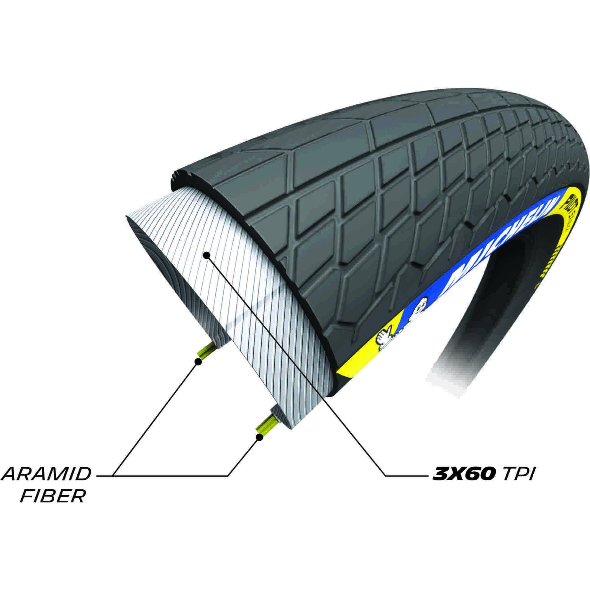 Michelin Pilot SX Slick BMX racing tyre with tubeless-ready design and 60 TPI casing, shown mounted on a wheel.