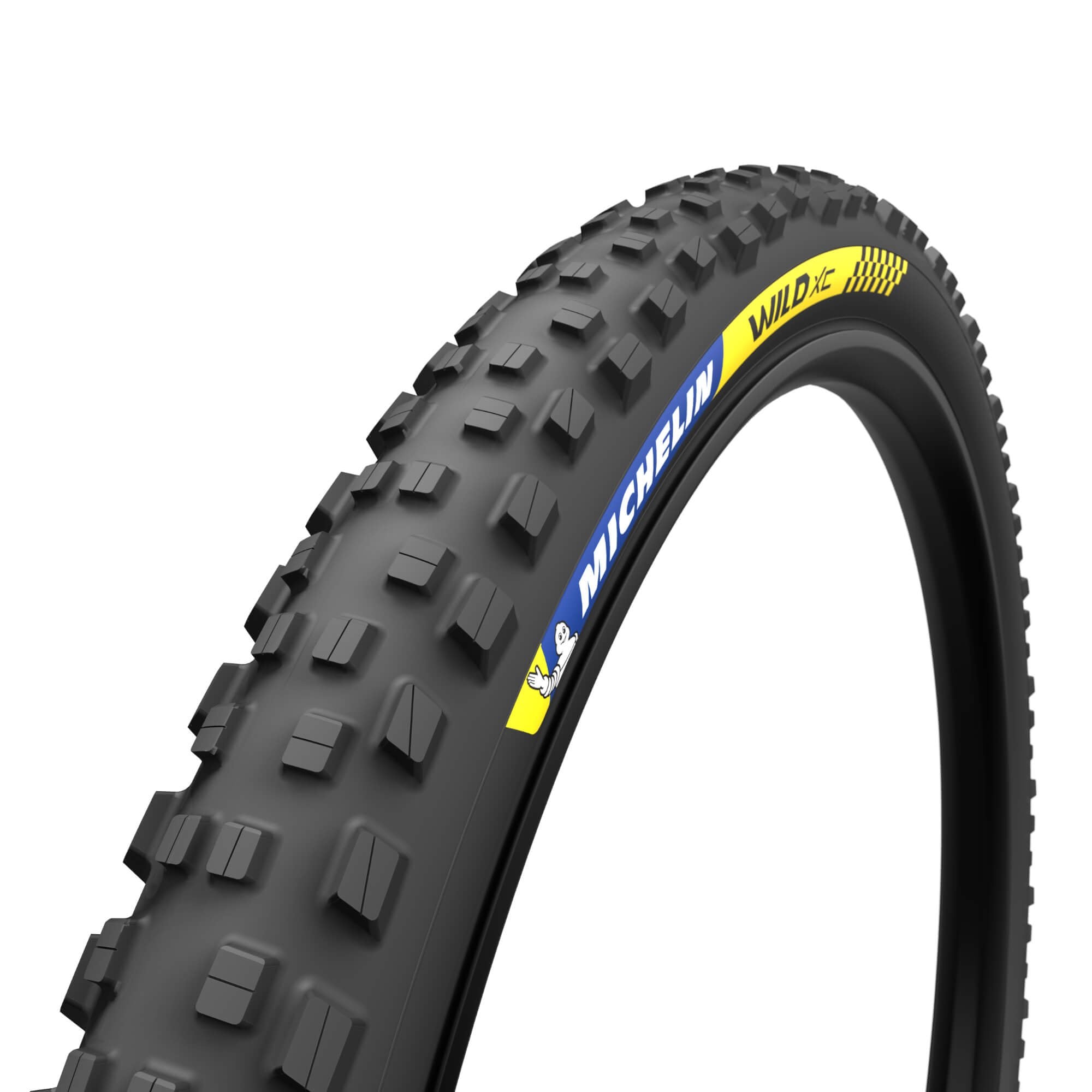 Michelin Wild XC Racing Line 29-inch tubeless ready cross-country mountain bike tyre with knobby tread for XC riding.