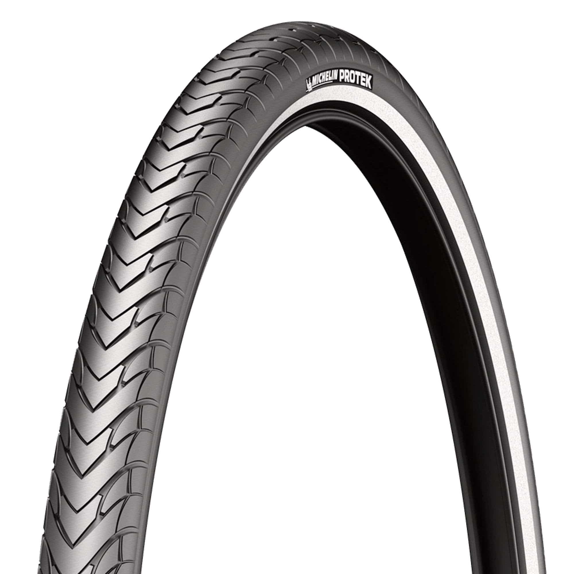 Michelin Protek urban and e-bike puncture-resistant bicycle tire, durable tire for city riding and e-bike components.