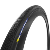 Michelin Power Adventure gravel tire, tubeless ready with puncture protection, designed for off-road cycling durability and performance.