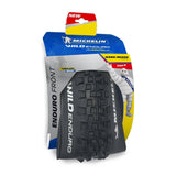 Michelin Wild Enduro Gum-X rear tubeless-ready mountain bike tyre with Gravity Shield casing, designed for enduro riding.