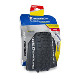 Michelin Wild Enduro Gum-X rear tubeless-ready mountain bike tyre with Gravity Shield casing, designed for aggressive trail riding.