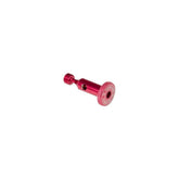 Fox rear shock rebound dial with hole, used as a replacement component for bicycle suspension systems.