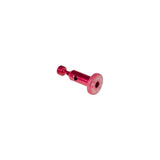 Fox rear shock rebound dial with hole, used as a replacement component for bicycle suspension systems.
