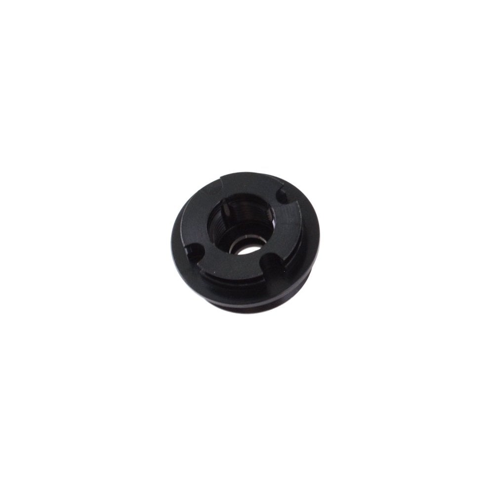 Fox Shock Float DPX2 end cap replacement part for rebound side, compatible component for Fox mountain bike shocks.