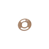 Fox FLOAT DPX2 shock port selector valve spare part with laser-ablated rebound adjustment component for mountain bike shocks.